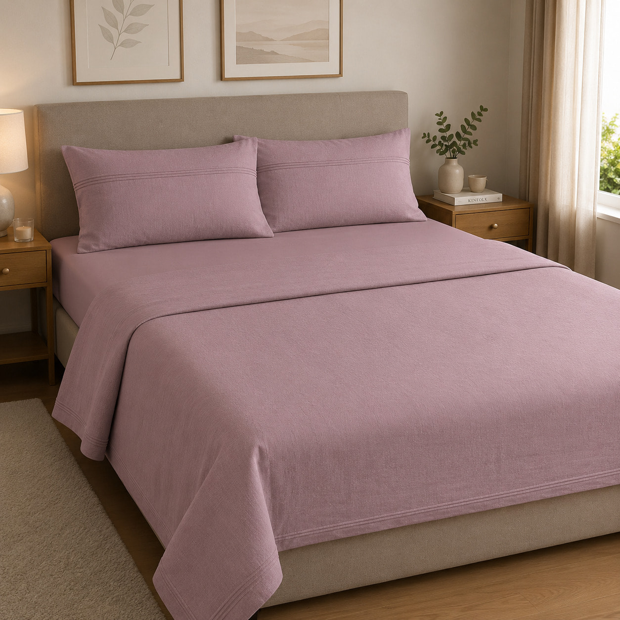 HERMET Completo Letto 100% Cotone Volga