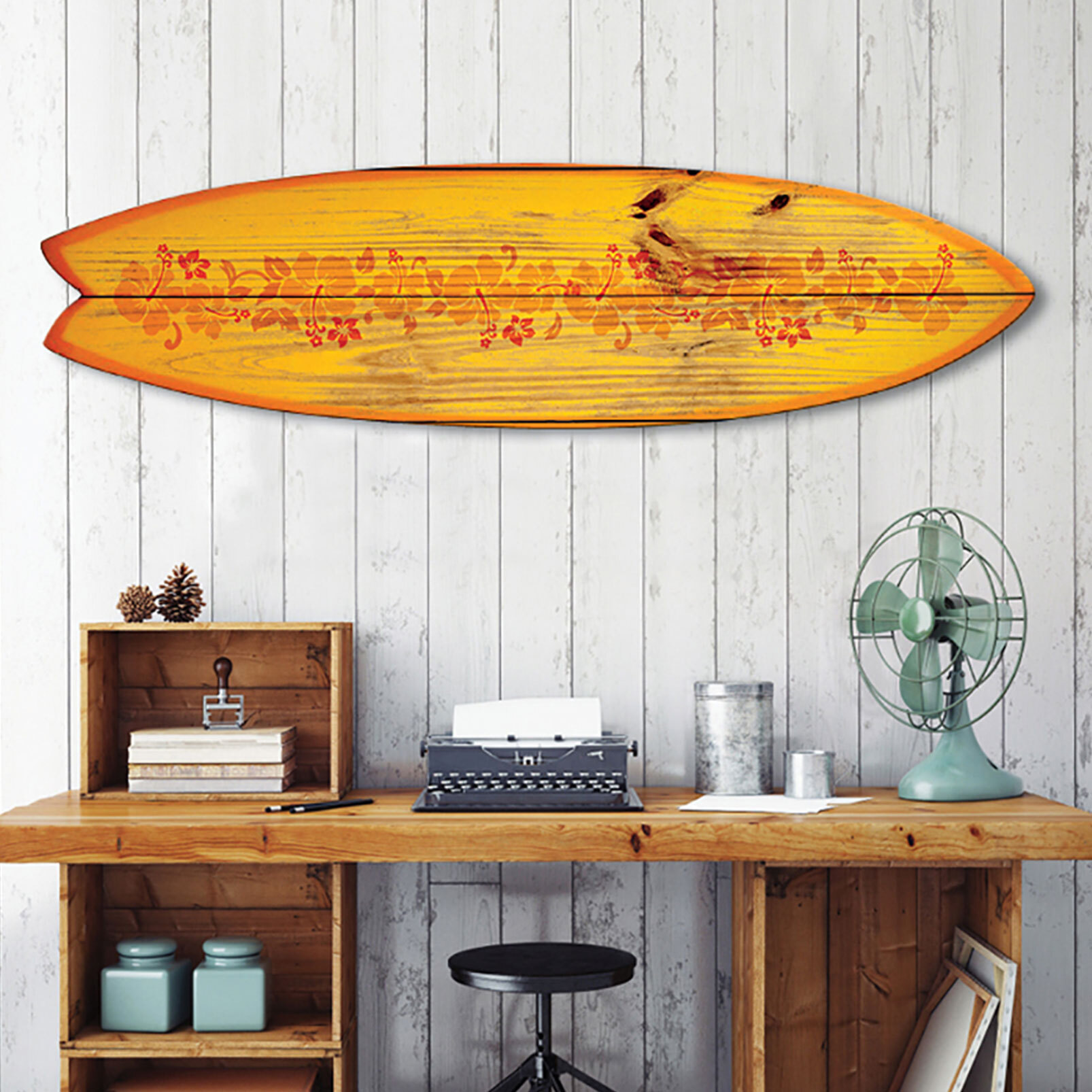Planche de surf décorative surf good Tableau alu Dibond