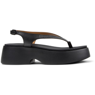 Sandalias - CAMPER Tasha - Negro - Cuero liso