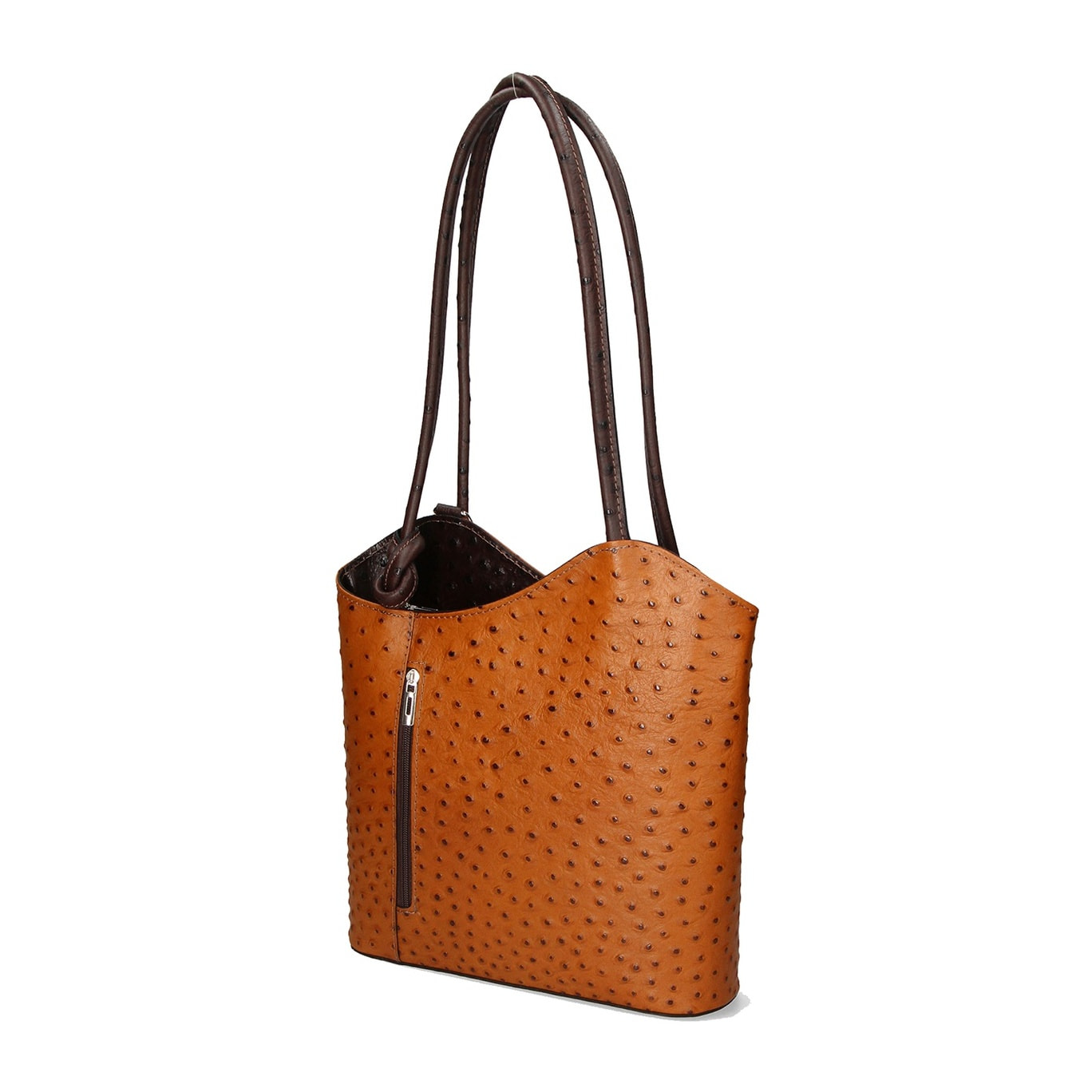 Zaino da donna in vera pelle - Modello Charlotte - 28.0 x 25.0 x 9.0 cm