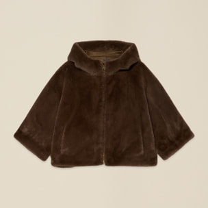 Oltre - Cappa corta con cappuccio - Marrone