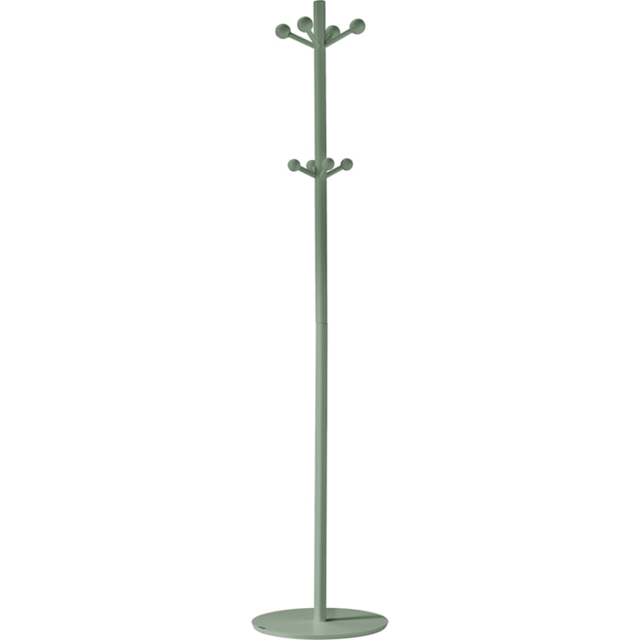 Perchero Unique madera haya verde 182x37x37 cm