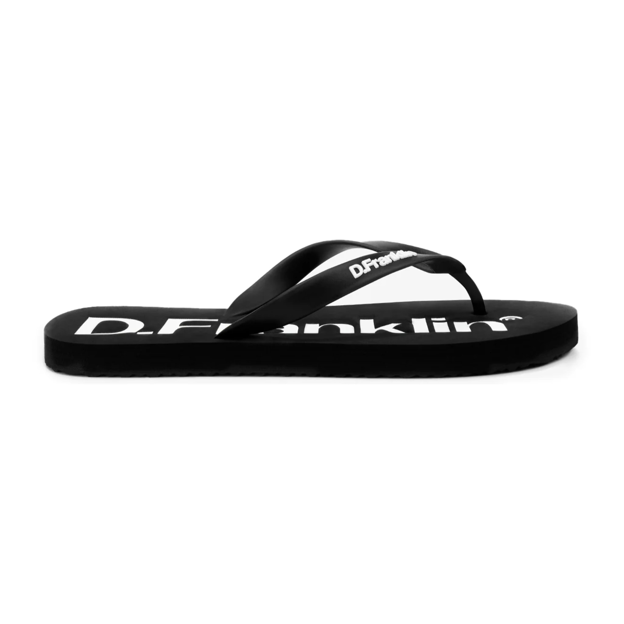 Sandalias Flip Flop en Negro D.Franklin