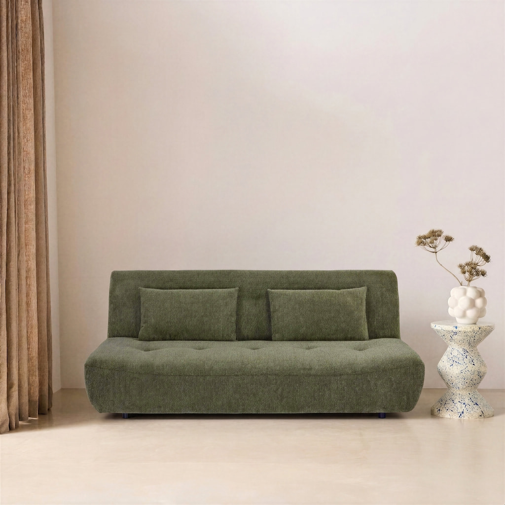 Banquette convertible tissu chenille 3 places KLIK