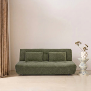 Banquette convertible tissu chenille 3 places KLIK