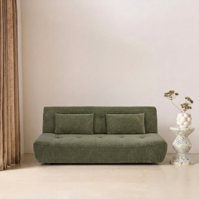 Banquette convertible tissu chenille 3 places KLIK