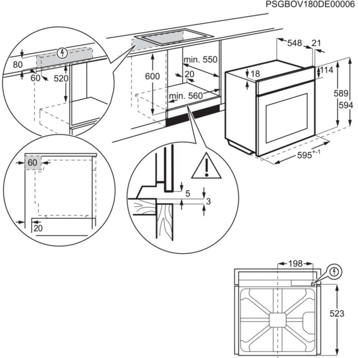 Four encastrable ELECTROLUX EOC6P67WX SteamCrisp