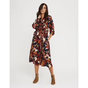 Vestido Largo Estampado - Arara