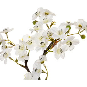 Cerisier artificiel "Mela" blanc H26cm