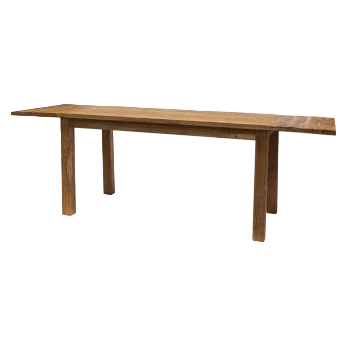 TAVOLO PRANZO IN LEGNO PROLUNGHE ESTRAIBILI - 6/10 PERSONE - misura 160X80X76