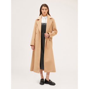 Motivi - Cappotto lungo doppiopetto - Beige