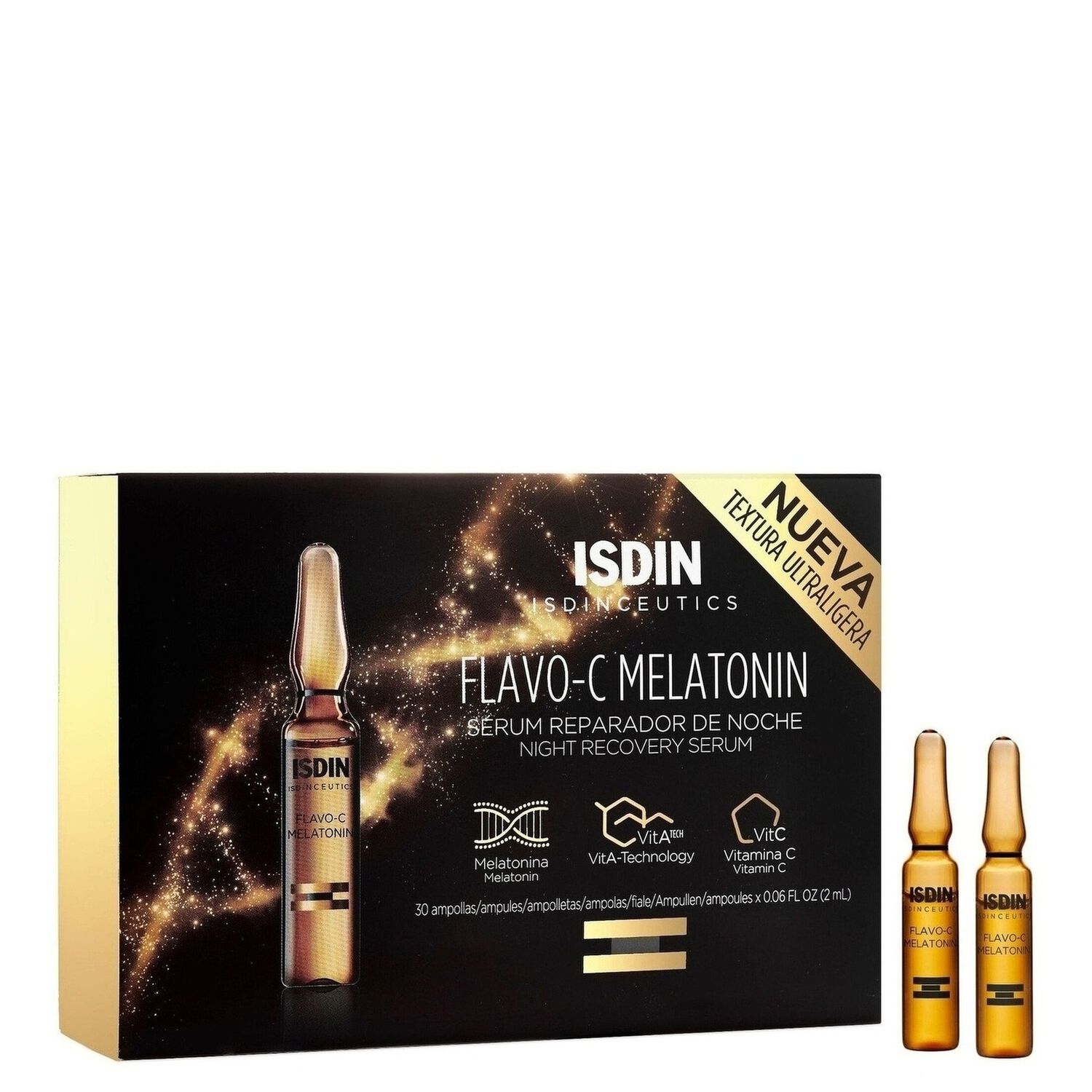 Flavo-C Melatonin - Sérum visage de nuit réparateur et antioxydant à la vitamine C