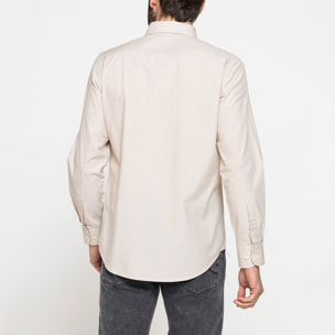 CAMICIA BUTTON-DOWN CON MANICA LUNGA E TASCHINO