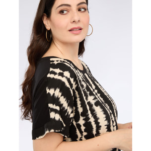 Fiorella Rubino - T-shirt con stampa davanti - Nero