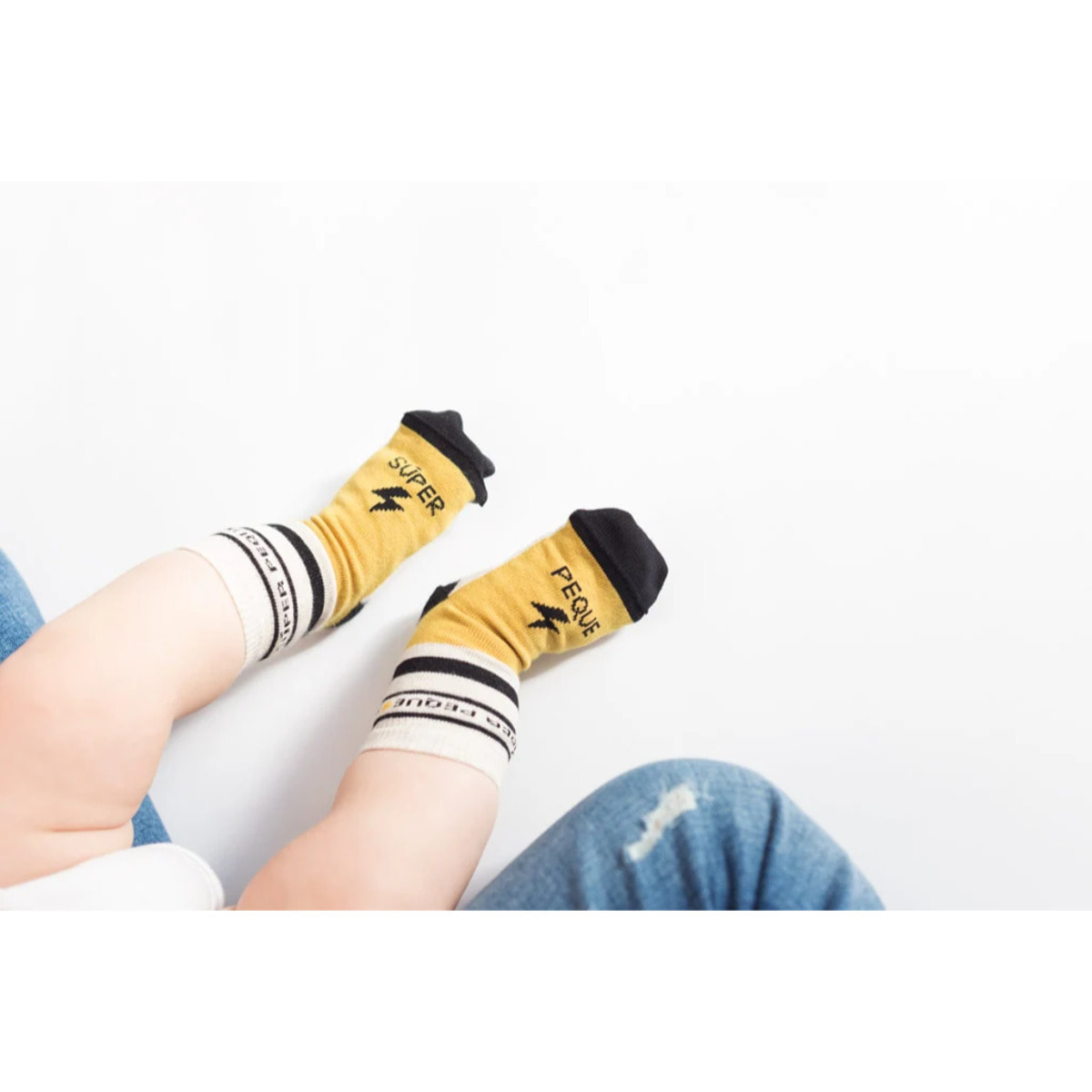 Mini Calcetines "Súper Peque" talla 31-34