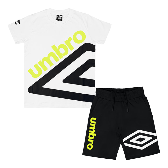 Completo Corto Ragazzo UMBRO Cotone 8 / 16 Anni