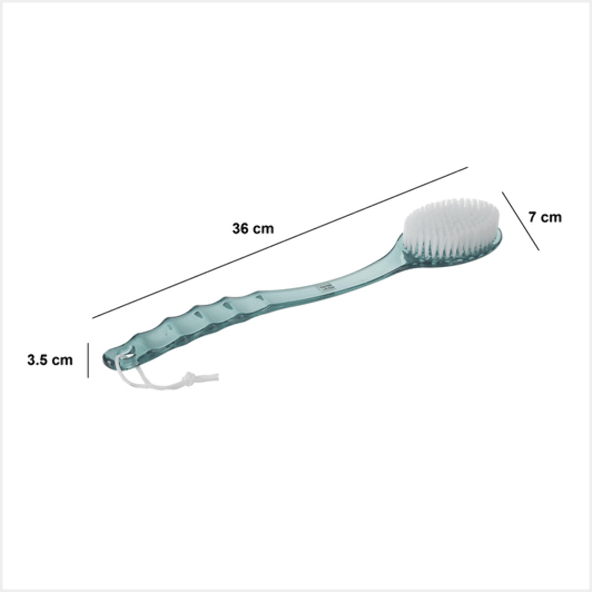 Brosse à dos plastique