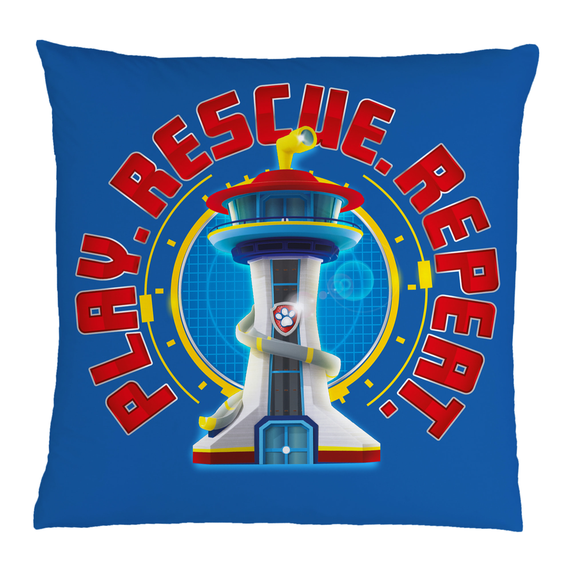 Coussin imprimé 100% polyester, PAT PATROUILLE READY FOR ACTION
