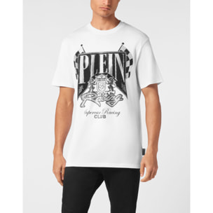 PHILIPP PLEIN Camiseta de cuello redondo y manga corta RACING