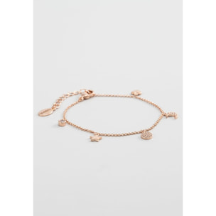 Bracciale U.S. Polo Assn. In metallo placcato oro rosa
