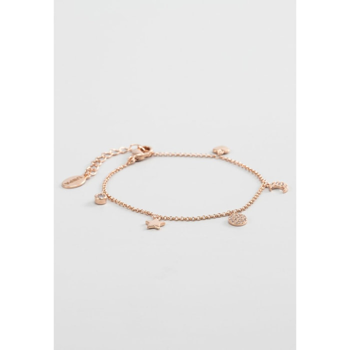 Bracciale U.S. Polo Assn. In metallo placcato oro rosa