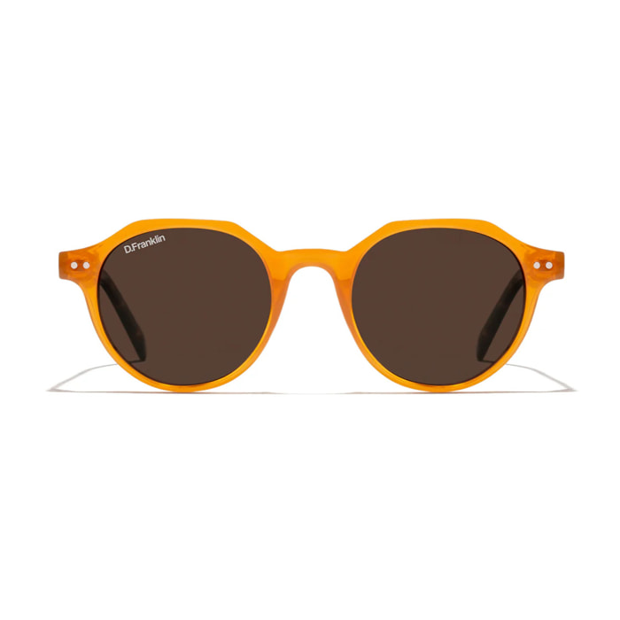 Gafas de Sol Ultra Light S Round Amber / Brown D.Franklin