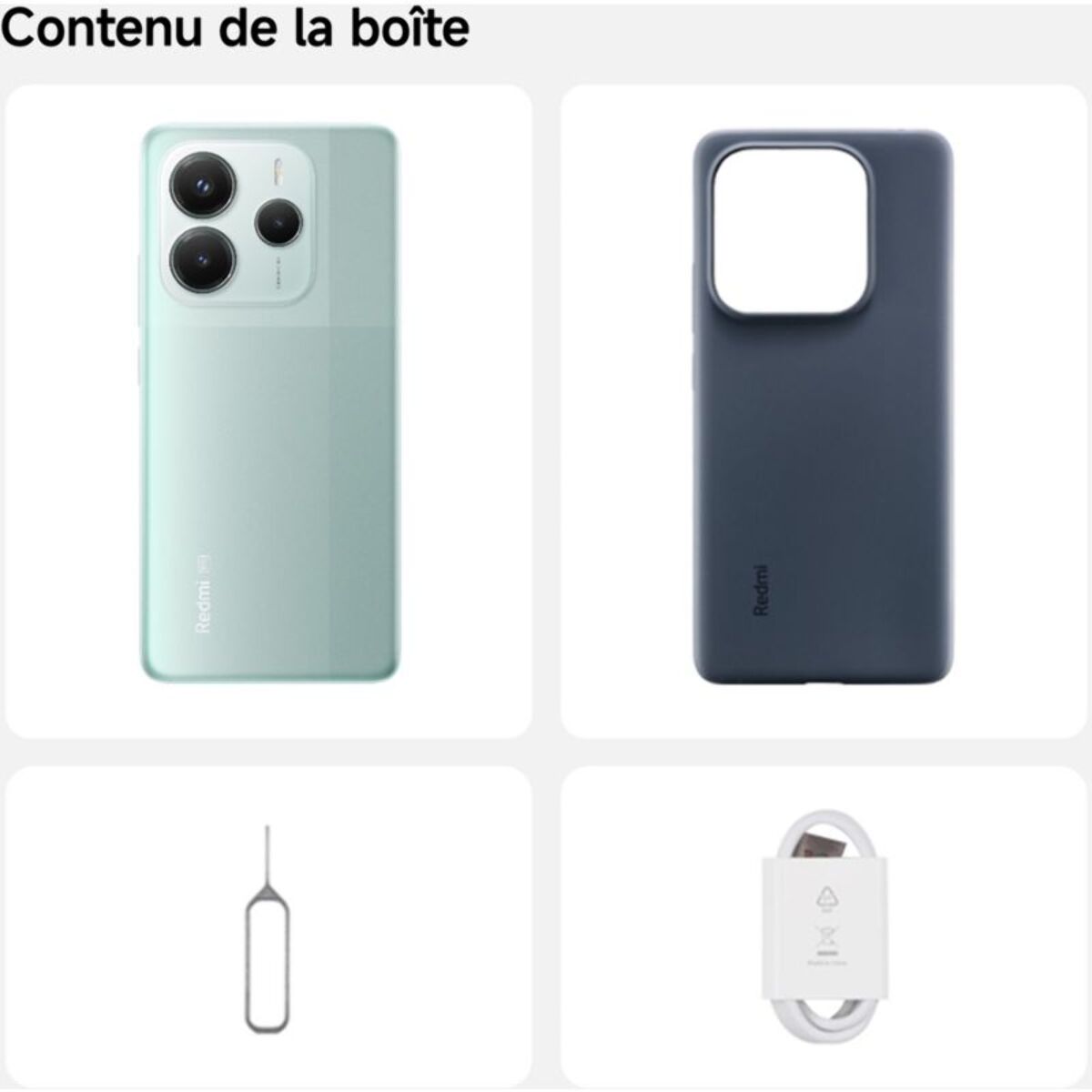 Smartphone XIAOMI Redmi Note 14 Vert 256Go 5G