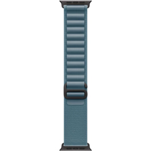 Bracelet APPLE 49 mm - Small  Alpine bleu clair - Noir