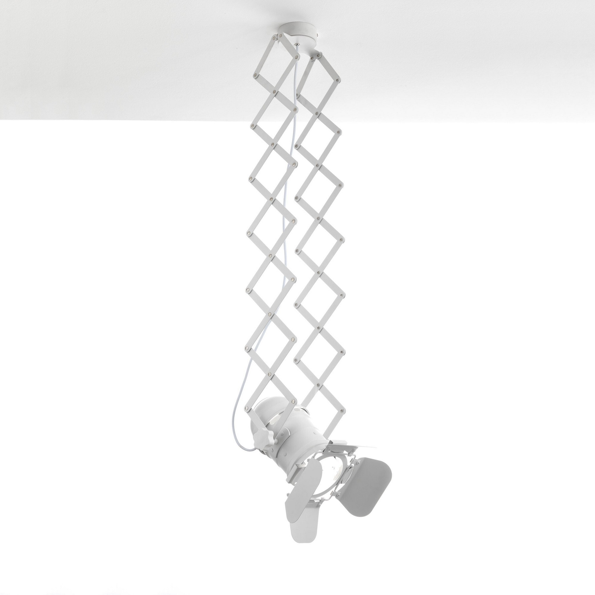 Suspension à bras articulé Tomasucci EXTENSION WHITE, métal blanc