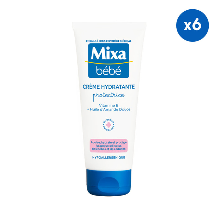 6 Crèmes Bébé Hydratante et Protectrice, 100ml