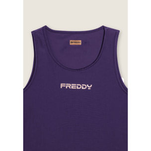 Canotta tecnica con girospalla ampio e taglio regular