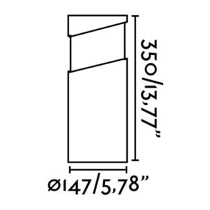 BLOCK 350 Baliza/sobremuro gris