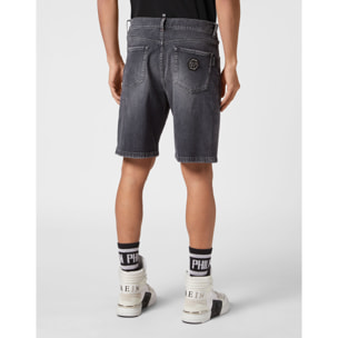 PHILIPP PLEIN DENIM SHORTS