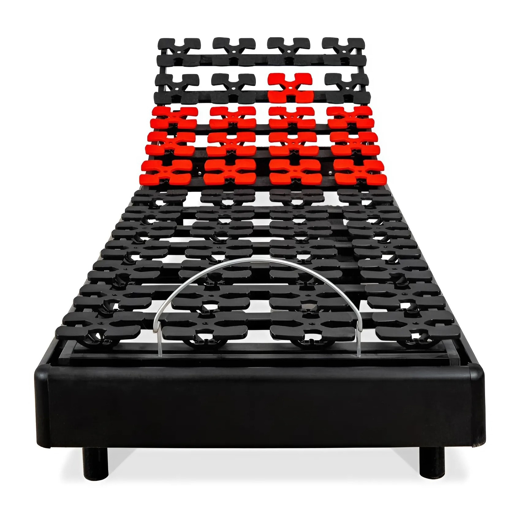Sommier Électrique Superflex à Plots, 5 Plans de Couchage, Fermeté Réglable, Suspension Multidirectionnelle, relevage motorisé