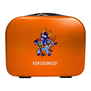 Juego de maletas rígidas con ruedas kukuxumusu 3 piezas color naranja