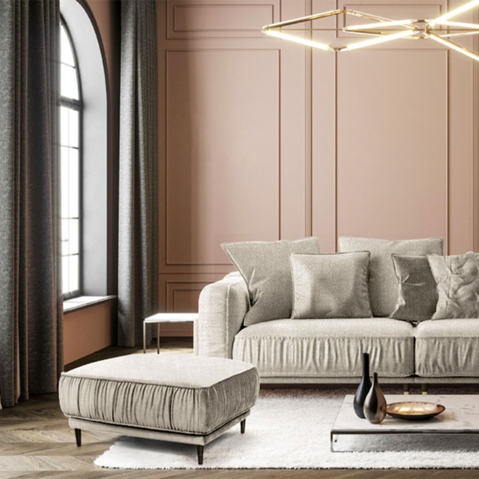 Pouf taille S Fiorenzo Tissu