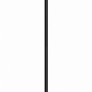 Jeu de tringles alu (2X1250 mm) LA CROISEE DS Noir RAL9005 B3 - DS7231-013
