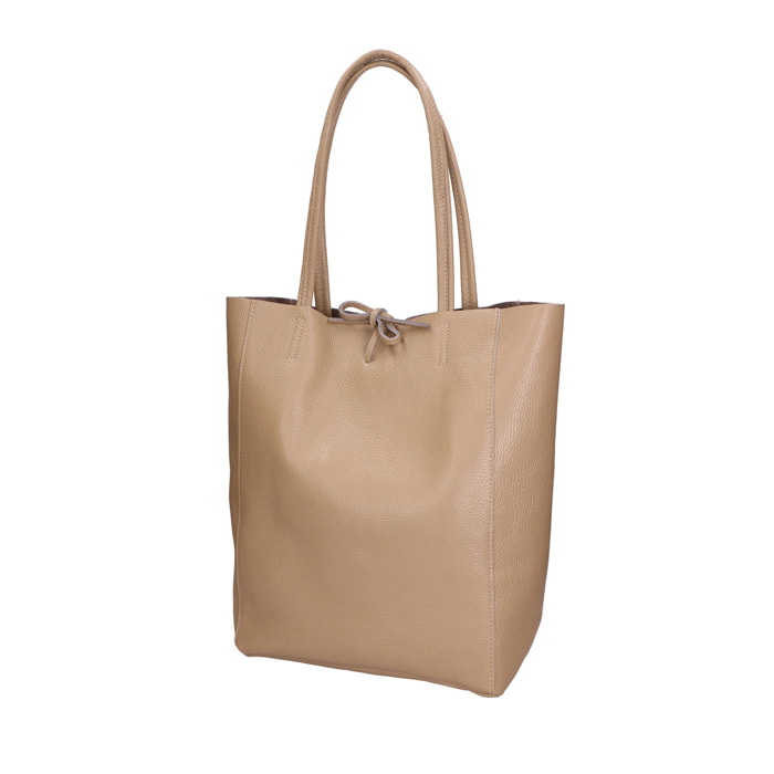 Borsa a mano da Donna Valentina in Vera Pelle Made in Italy 37x40x12,5 cm