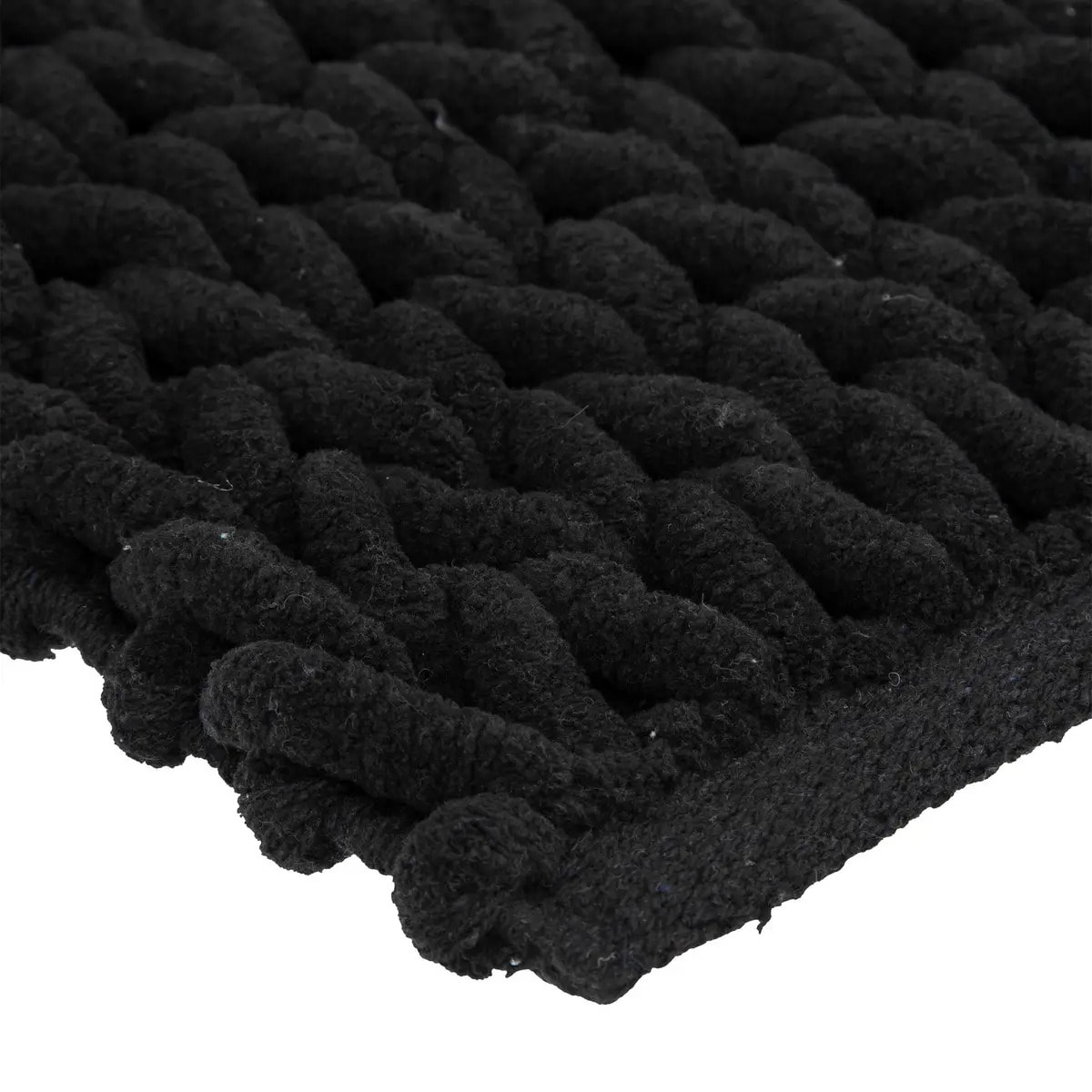 Tapis de bain 50x75 cm Noir khôl Colorama