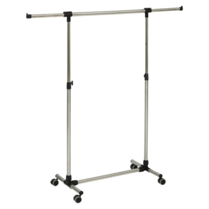 Portant à vêtements simple inox "Venus"