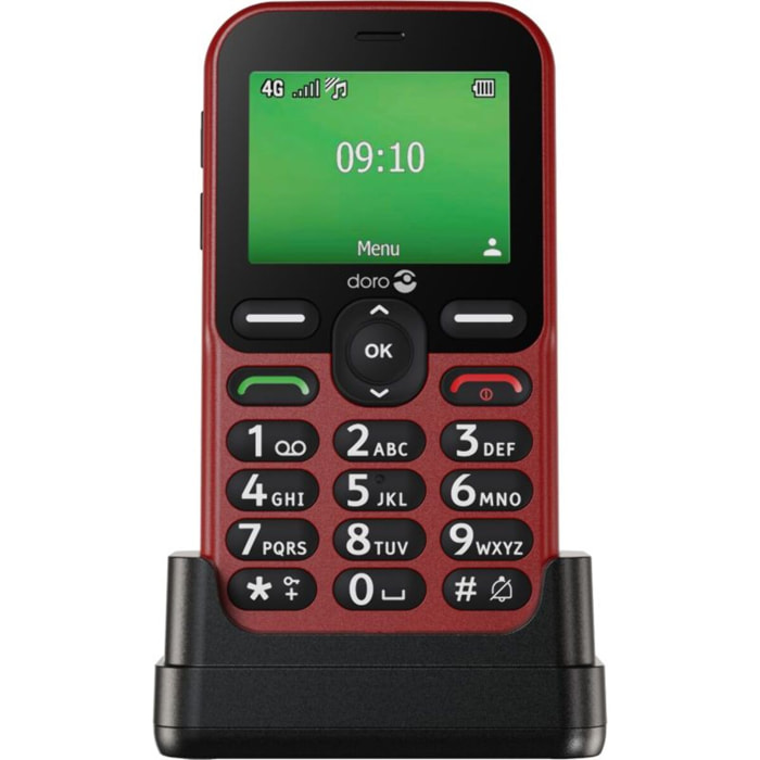 Téléphone portable DORO Leva E10 Rouge
