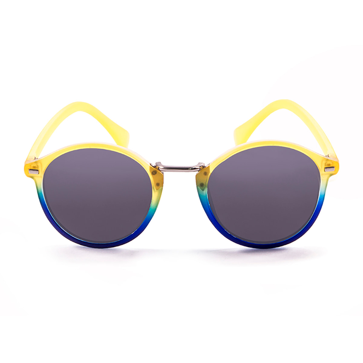 Gafas de sol PALO ALTO MARYLAND - Amarillo transparente arriba / Azul mate abajo y ahumada