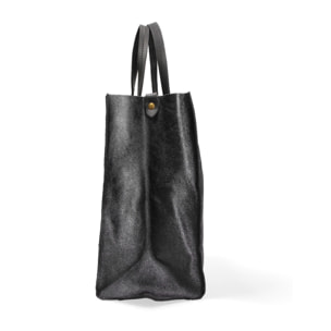 Borsa a mano da donna Made in Italy - Modello Ereva - 100% pelle - 34.5 x 32.0 x 17.0 cm