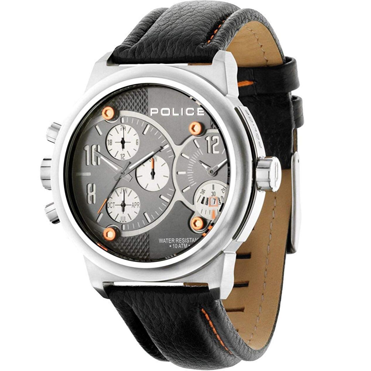 Reloj Police R1471684002 Hombre Analogico Cuarzo con Correa de Piel