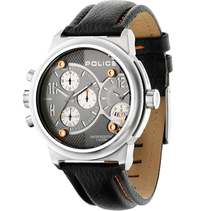 Reloj Police R1471684002 Hombre Analogico Cuarzo con Correa de Piel