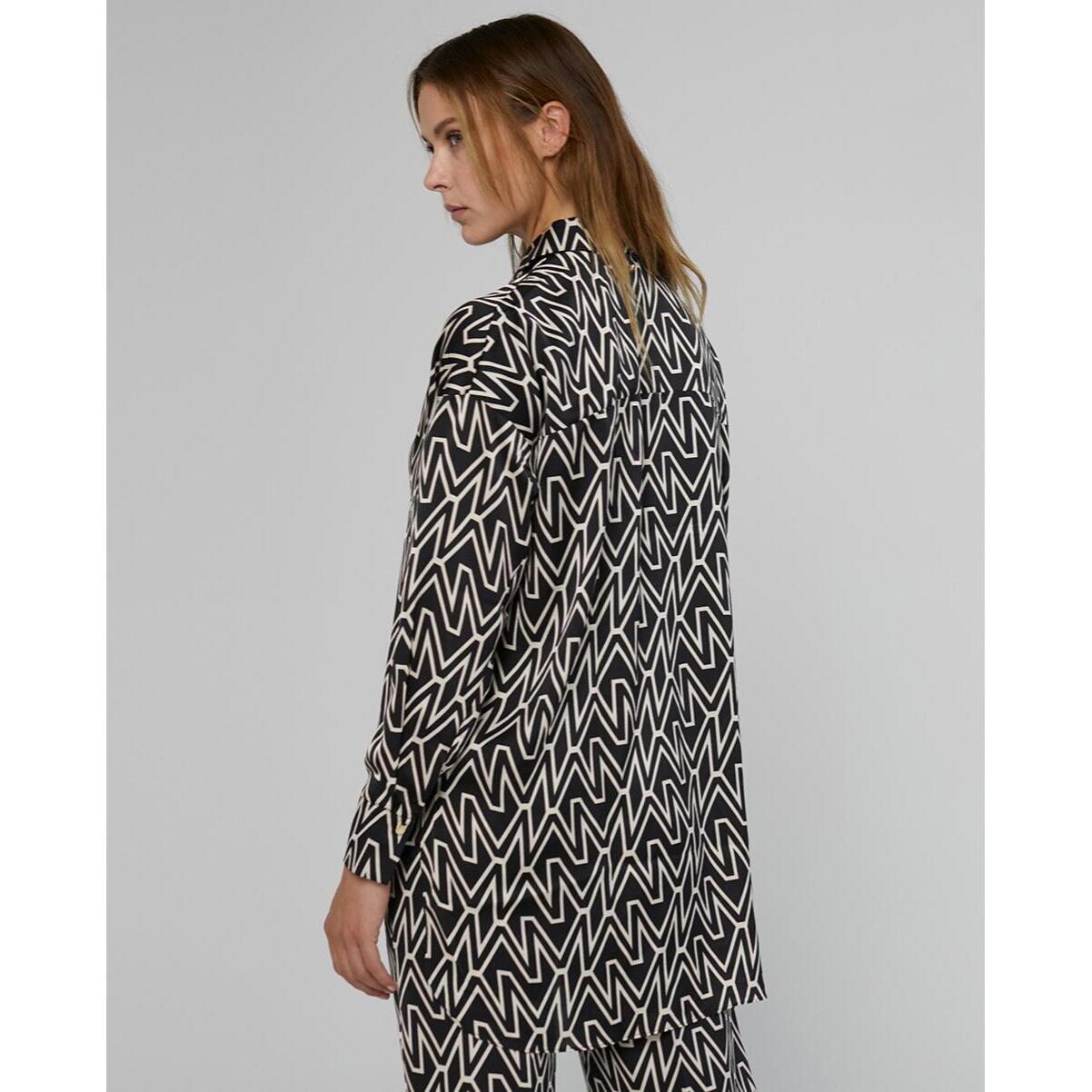 Maglietta lunga con logo