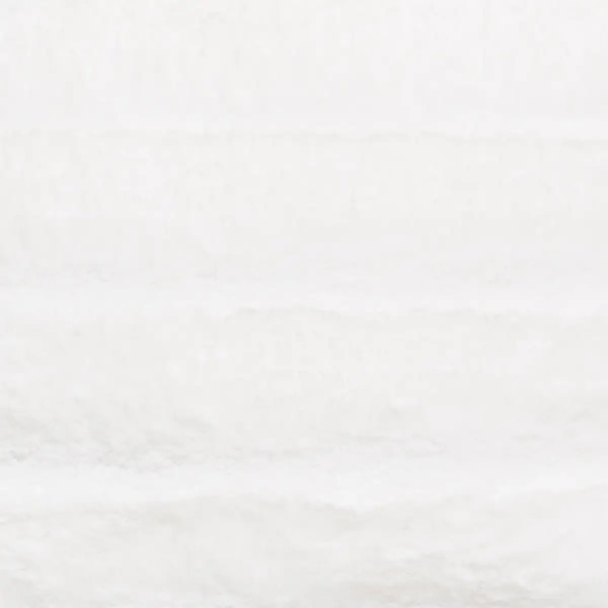 Coussin "Manoir" en fausse fourrure blanc 45x45 cm