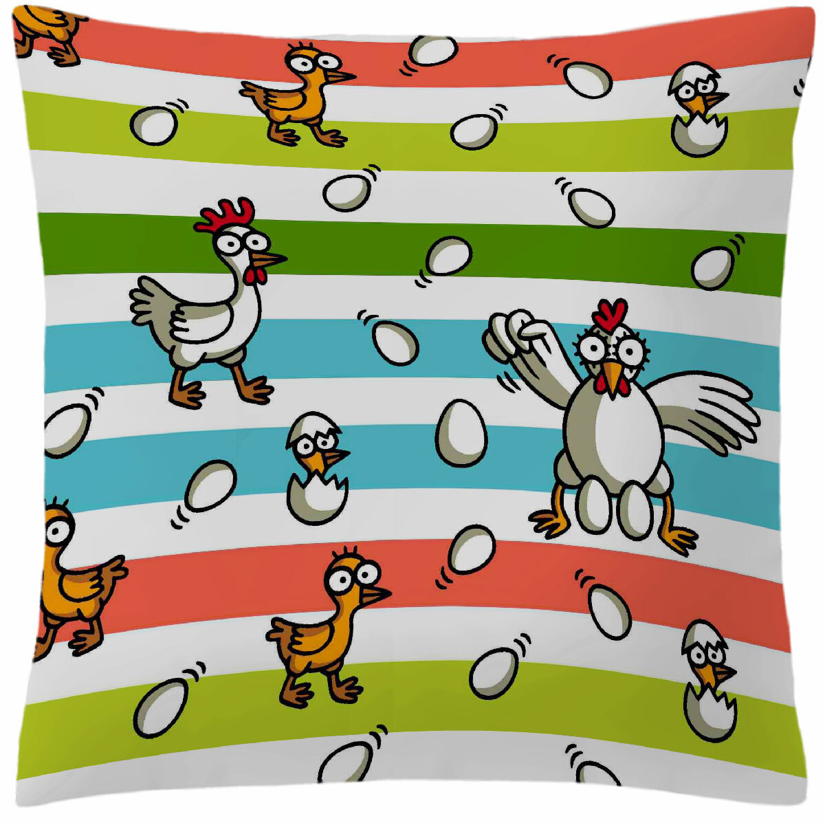 Funda Cojín Deco 50x50 cm Ovolution - 100% algodón -