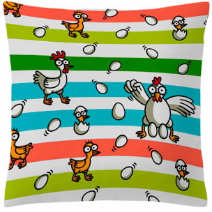 Funda Cojín Deco 50x50 cm Ovolution - 100% algodón -