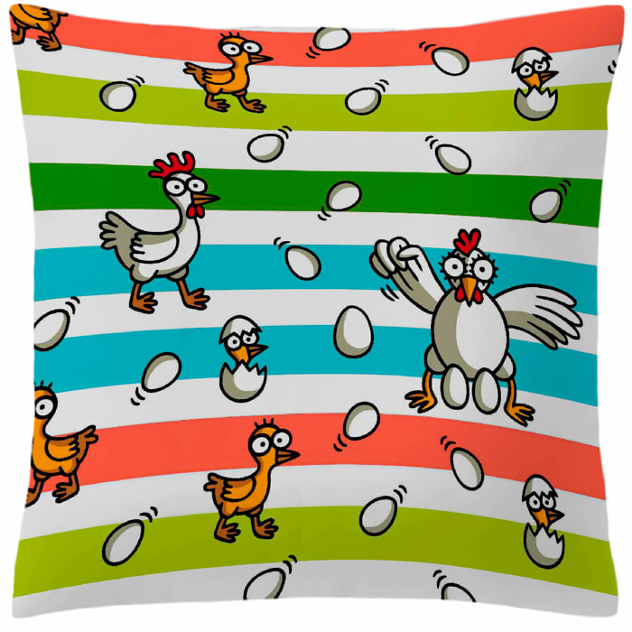 Funda Cojín Deco 50x50 cm Ovolution - 100% algodón -